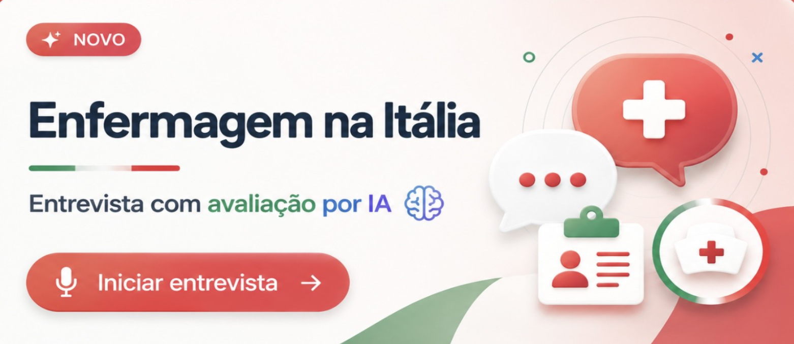 Entrevista inicial para enfermeiros — conversa guiada com avaliação por IA